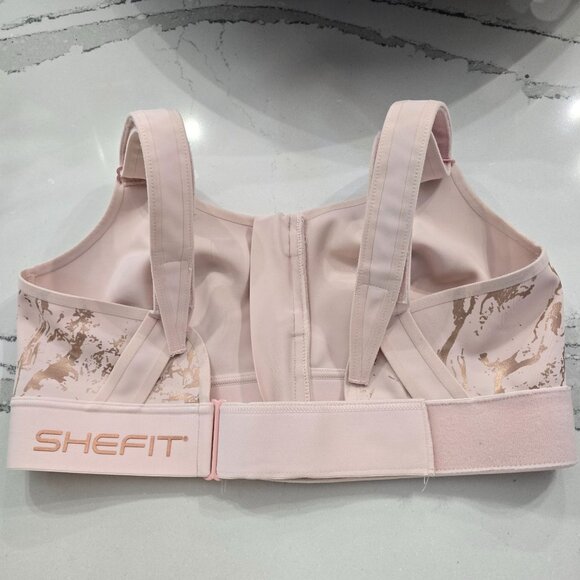 Shefit Women Ultimate Sports Bra With Adjustable Fit & Zip Front Closure SZ 1Lux - Picture 12 of 14